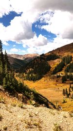 Scenic view of landscape against sky