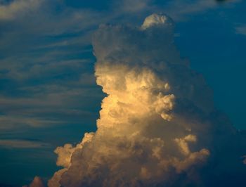 Low angle view of clouds in sky