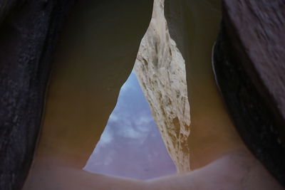 Close-up of rock formations