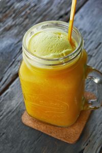 Close-up of drink on table