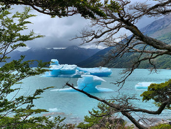 Perito moreno landscape photography with iceberg 