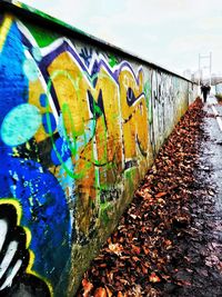 Graffiti on wall