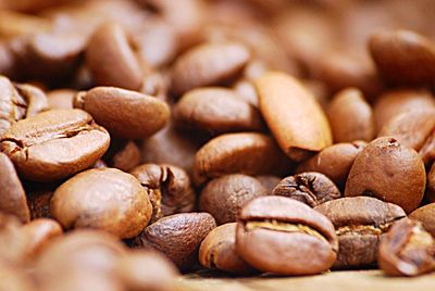 Full frame shot of coffee beans