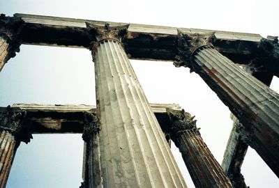 Low angle view of historical building