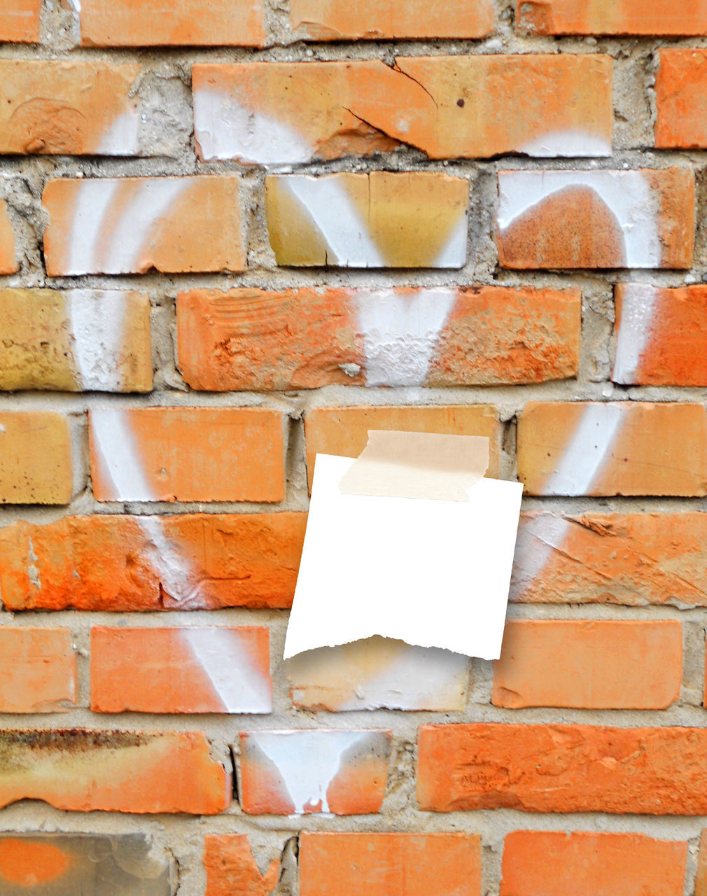 FULL FRAME SHOT OF BRICK WALL WITH BRICK WALL