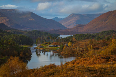 Glen affric in the highlands of scotland 