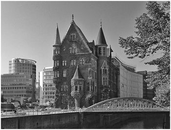 Low angle view of buildings against sky