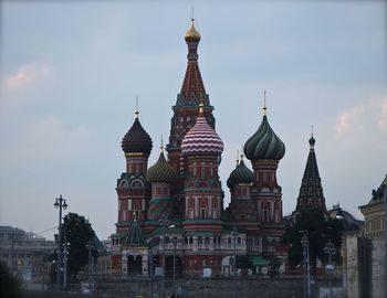 Buildings in city against sky