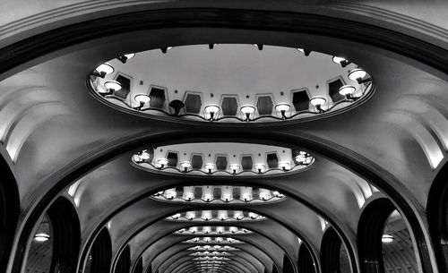 Low angle view of ceiling