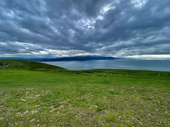 Scenic view of landscape against sky