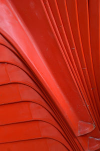 Full frame shot of red car