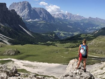 View of the dolomites