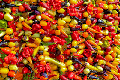 Full frame shot of multi colored candies