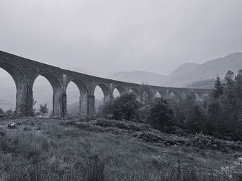 Viaduct in the mist