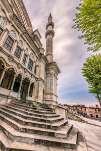 Low angle view of building against sky