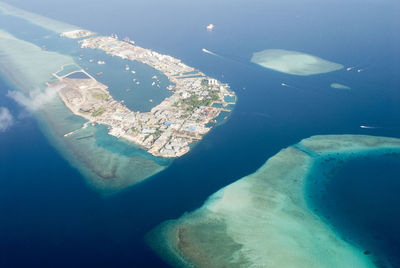 Aerial view of islands