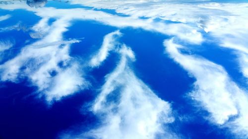 Low angle view of clouds in sky