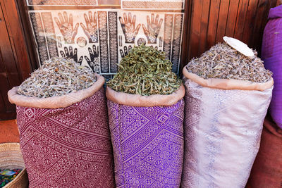 Close-up of vegetables for sale in market