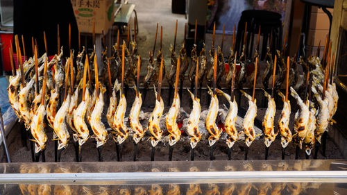 Various fruits for sale at market