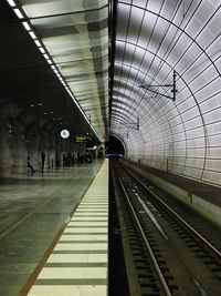 Railroad station platform