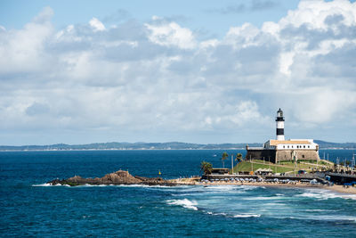 Farol da barra. the biggest postcard of the city of salvador 