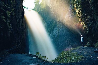 Waterfall in forest