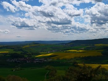 Scenic view of landscape against sky