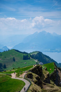 Scenic view of landscape against sky