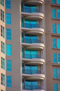Low angle view of residential building