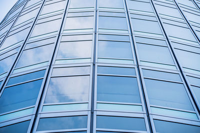 Low angle view of glass building