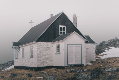 Built structure against clear sky