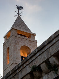 Low angle view of historic building against sky