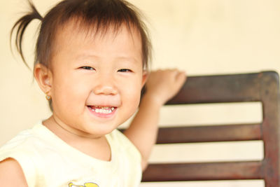 Portrait of cute baby boy