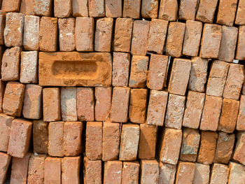 Full frame shot of stone wall