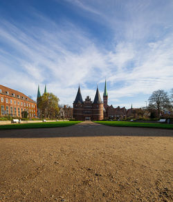 View of historical building against sky