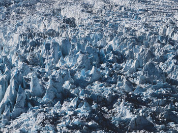 Full frame shot of frozen water