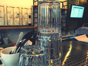 Close-up of drink on table