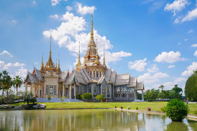 Beautiful wat luang phor toh temple in korat nakhon ratchasima