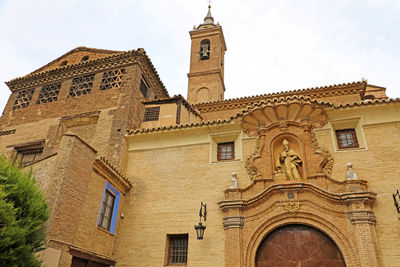 Low angle view of historical building against sky