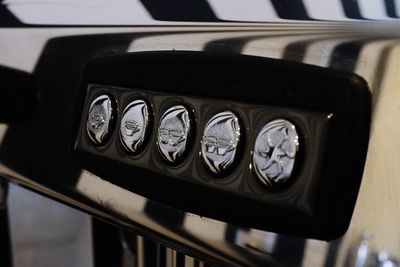 Close-up of vintage car