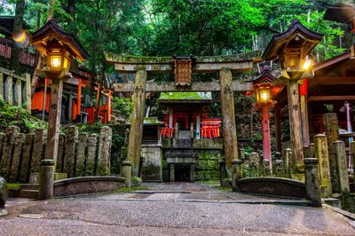 Built structure with trees in background