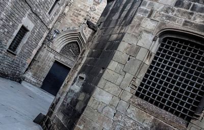 Low angle view of old building