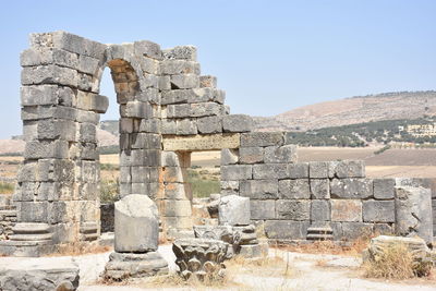 Old ruins against sky