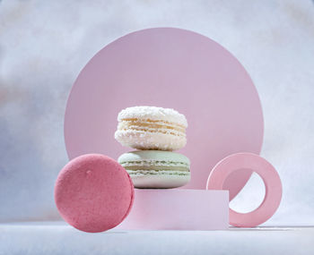 Close-up of cake on table