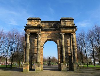 The mclennan arch entrance to glasgow green