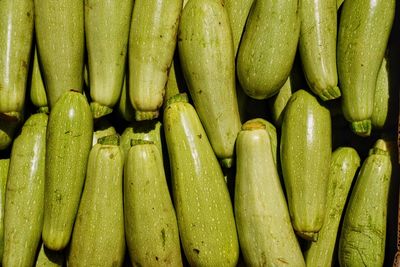 Full frame shot of vegetables at market stall