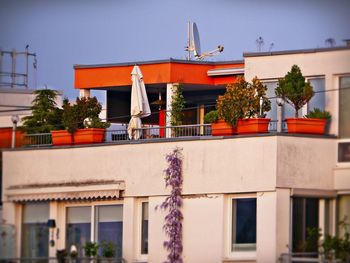 Low angle view of building against sky