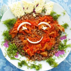 Close-up of salad in plate