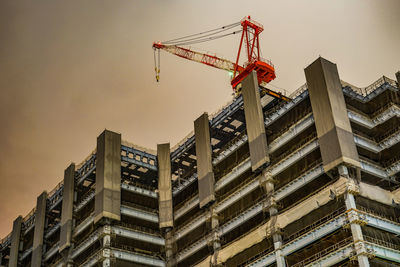 Low angle view of building against sky