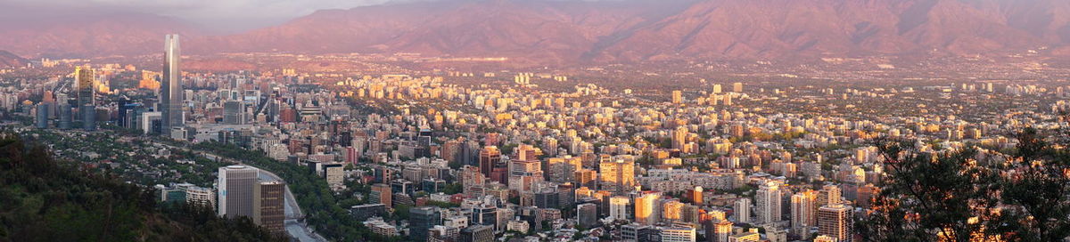 Panoramic shot of cityscape